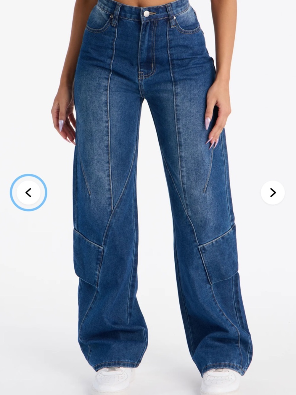 Fashion Nova Aligned Straight Leg Jeans NWT